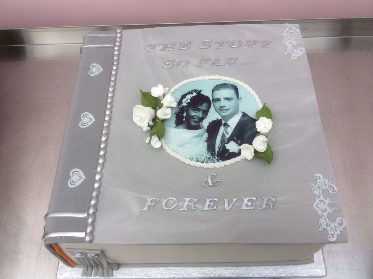 Торт на годовщину свадьбы 45 лет