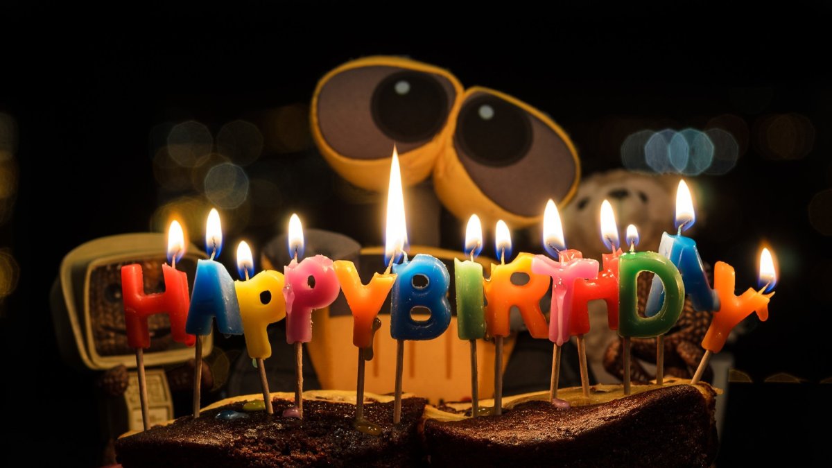 Декор торта Happy Birthday