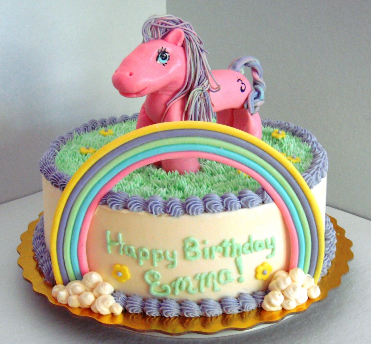 Fondant Cake 3 years Rainbow