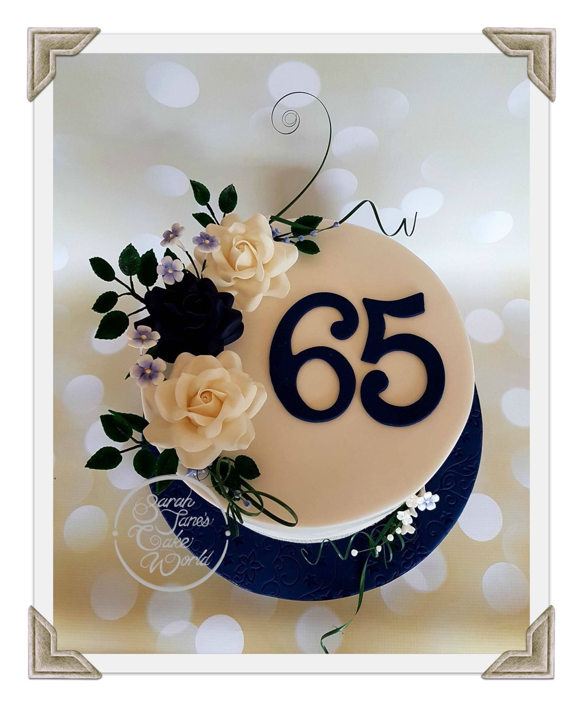 Торт на 65 лет женщине
