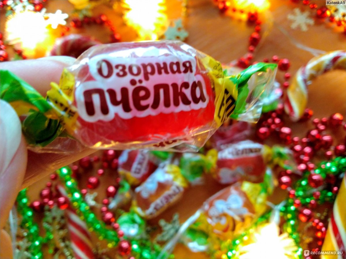 Жевательные конфеты озорная Пчелка