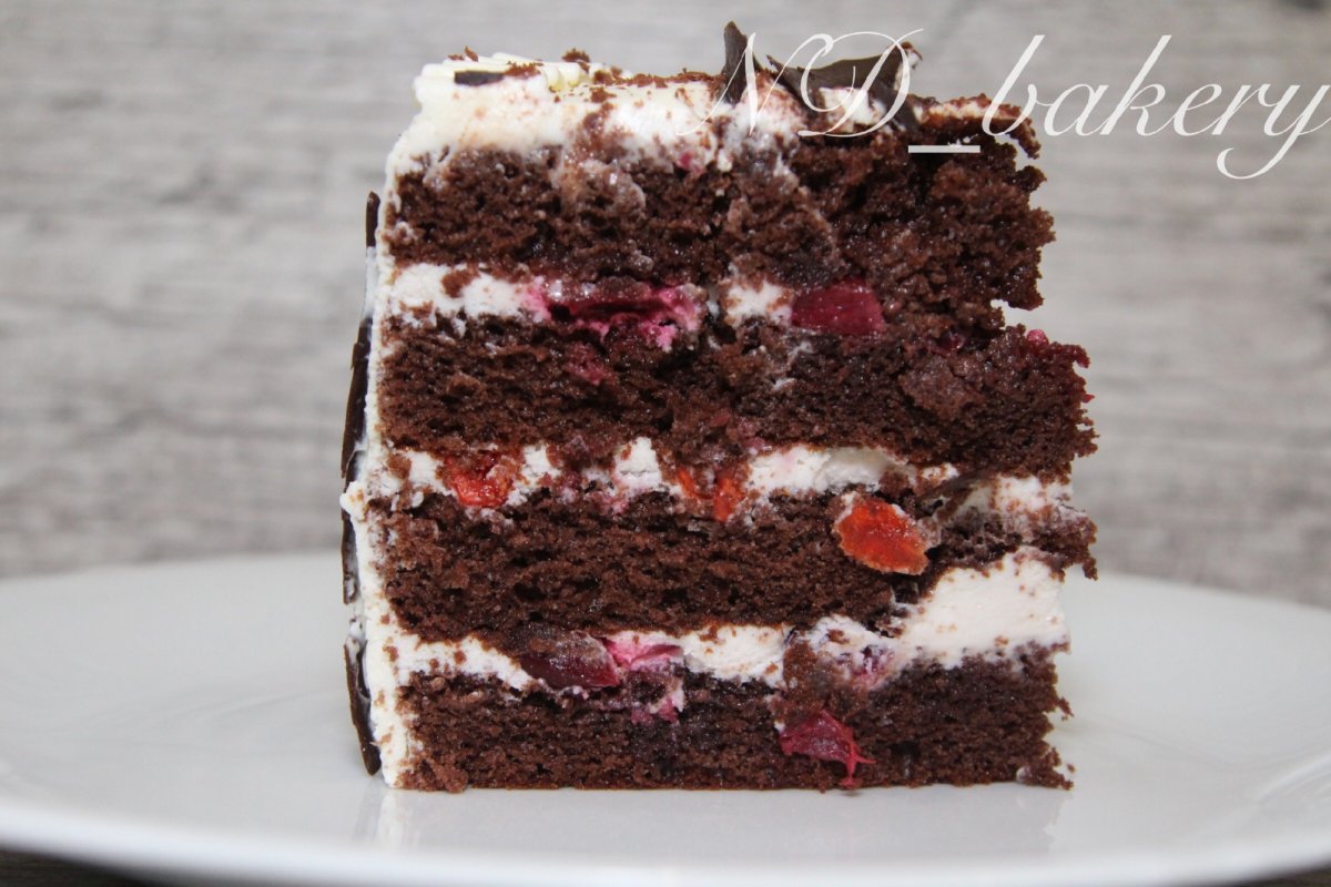 Торт "чёрный лес" (Black Forest Cake)