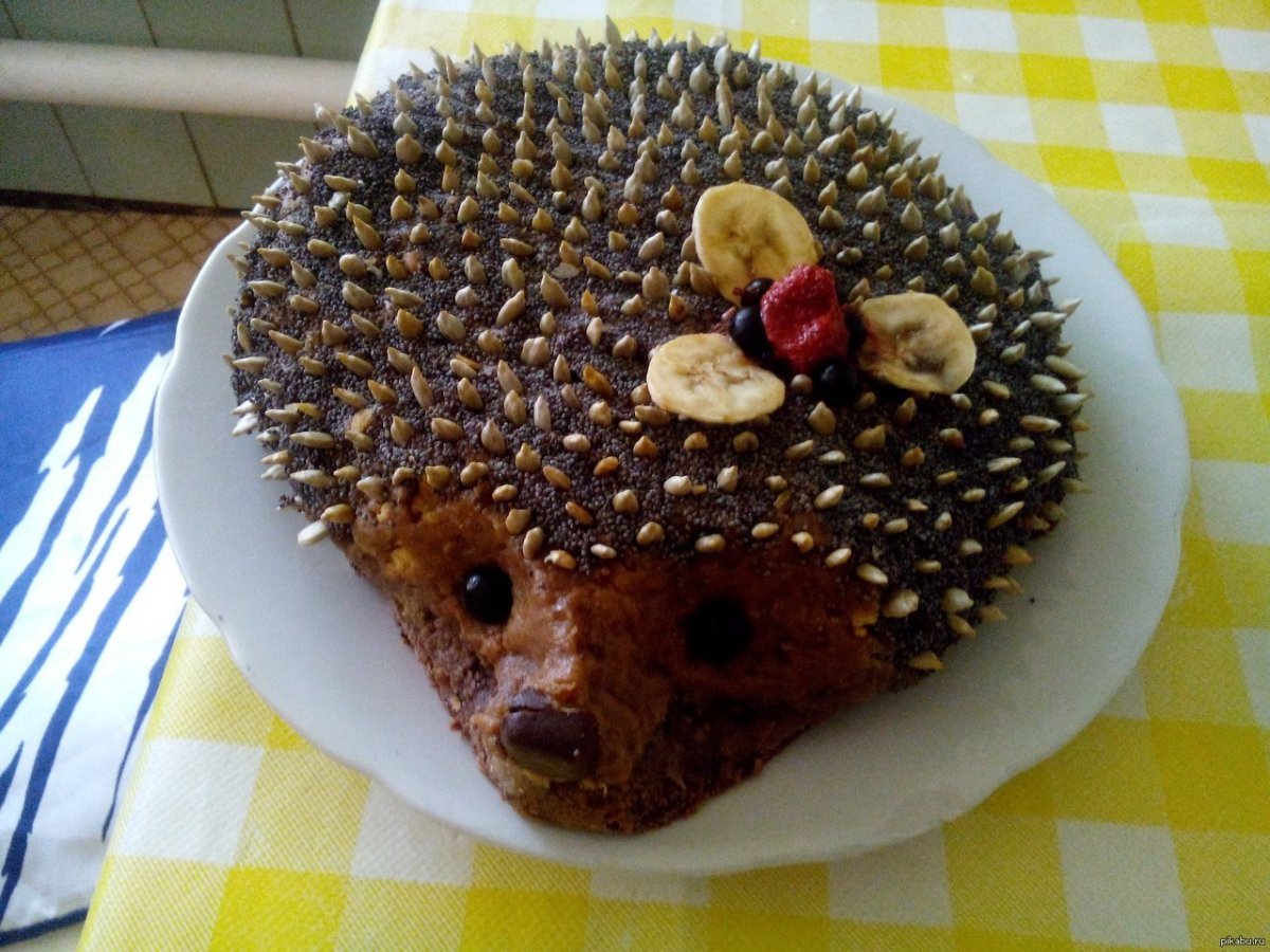 Крошковый торт Ежик