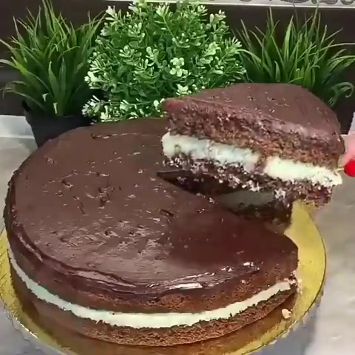 Торт Баунти с кремом чиз