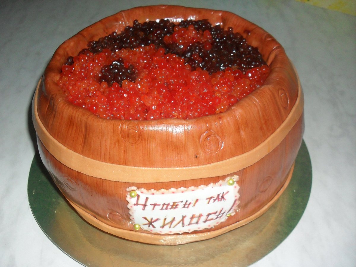 Бочонок с икрой