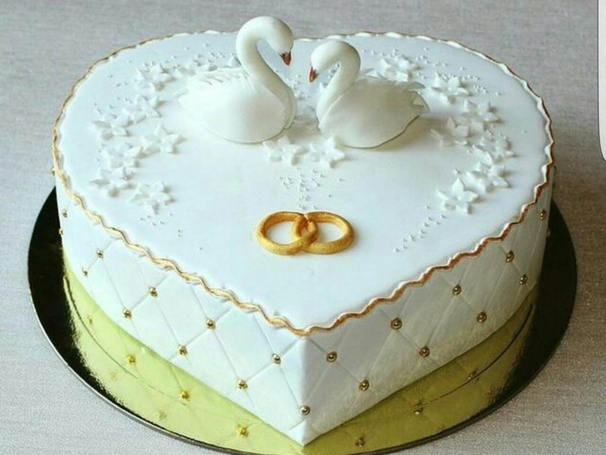 Торт на годовщину свадьбы 5 лет