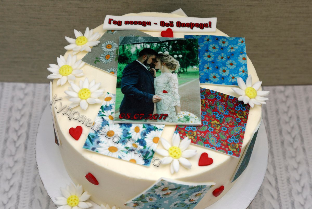 Wedding Anniversary Cake