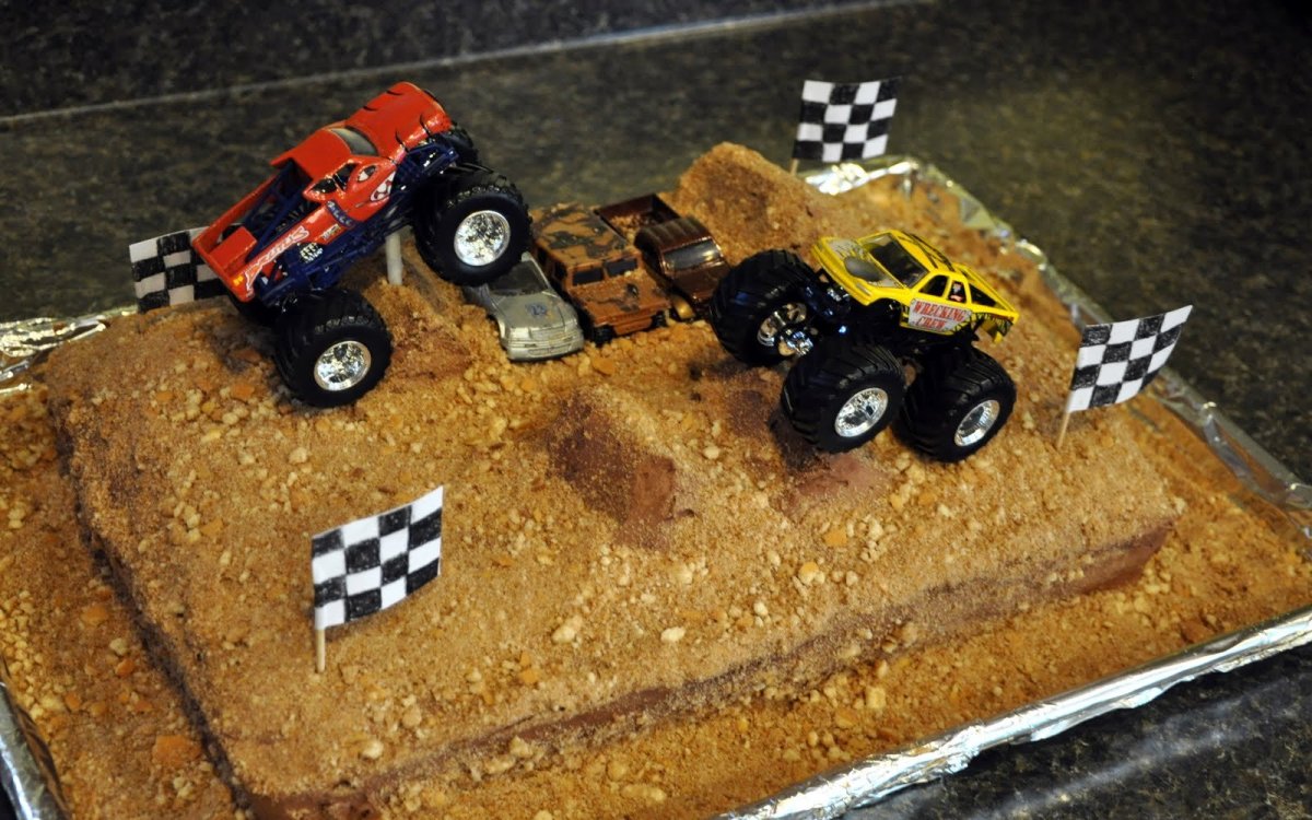 Торты hot Wheels Monster Truck Cake