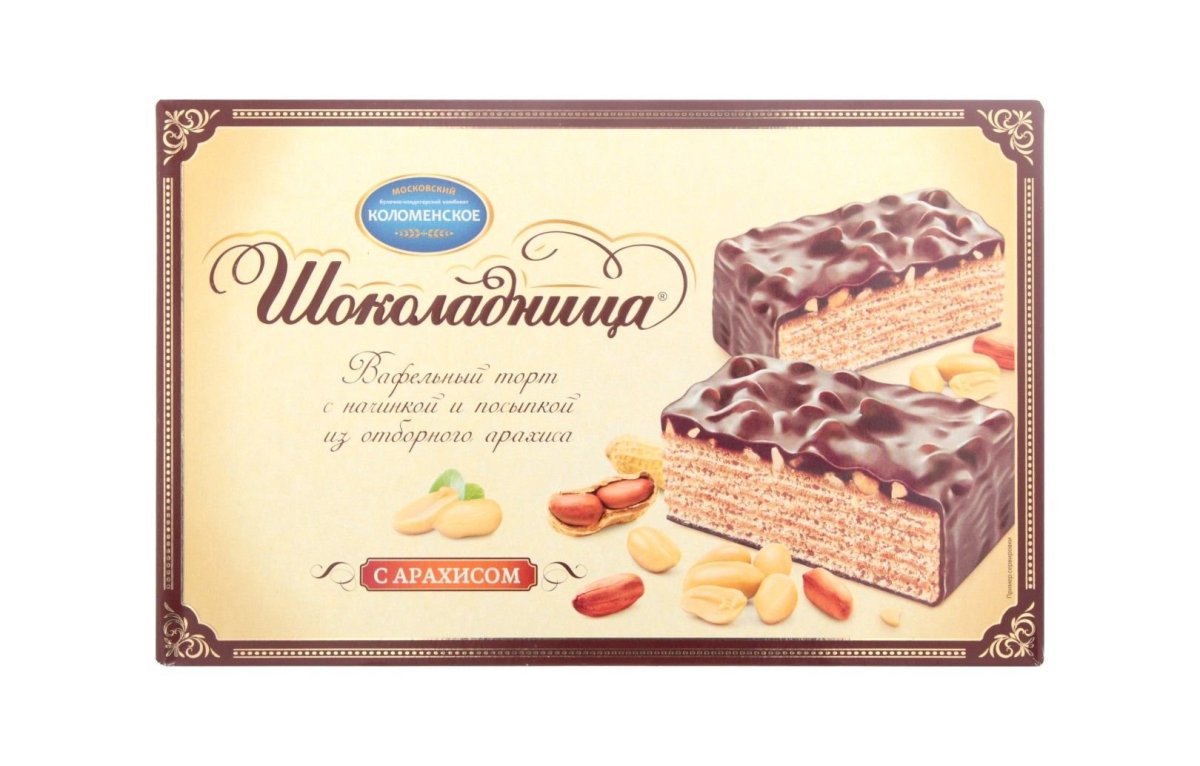 Торт Коломенский вафельный с фундуком