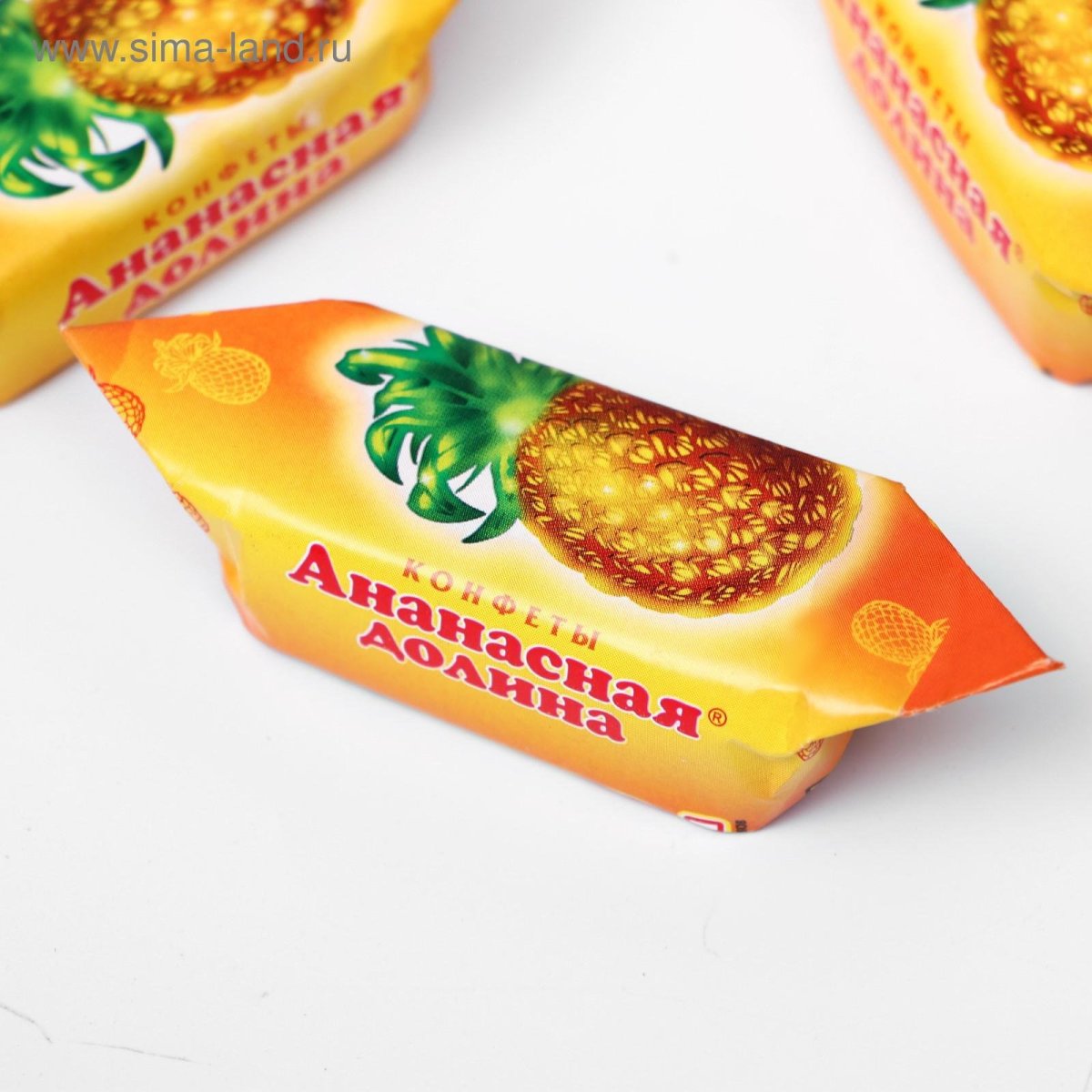Конфеты Ананасные красный октябрь