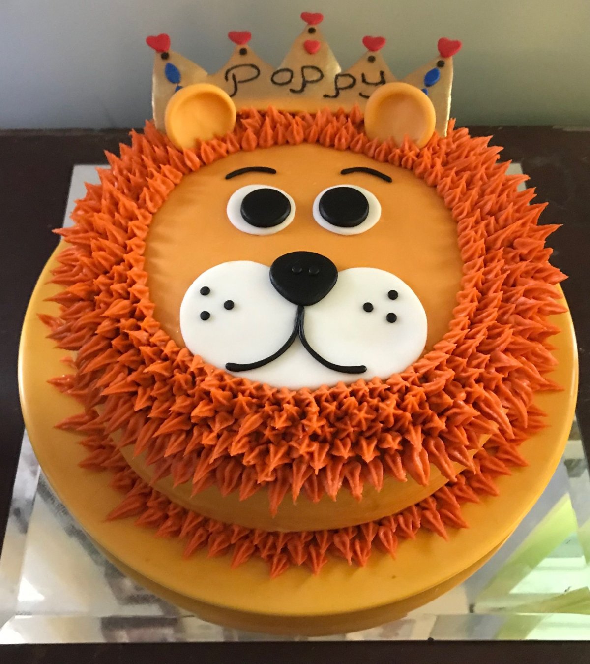 Торт Лев с короной