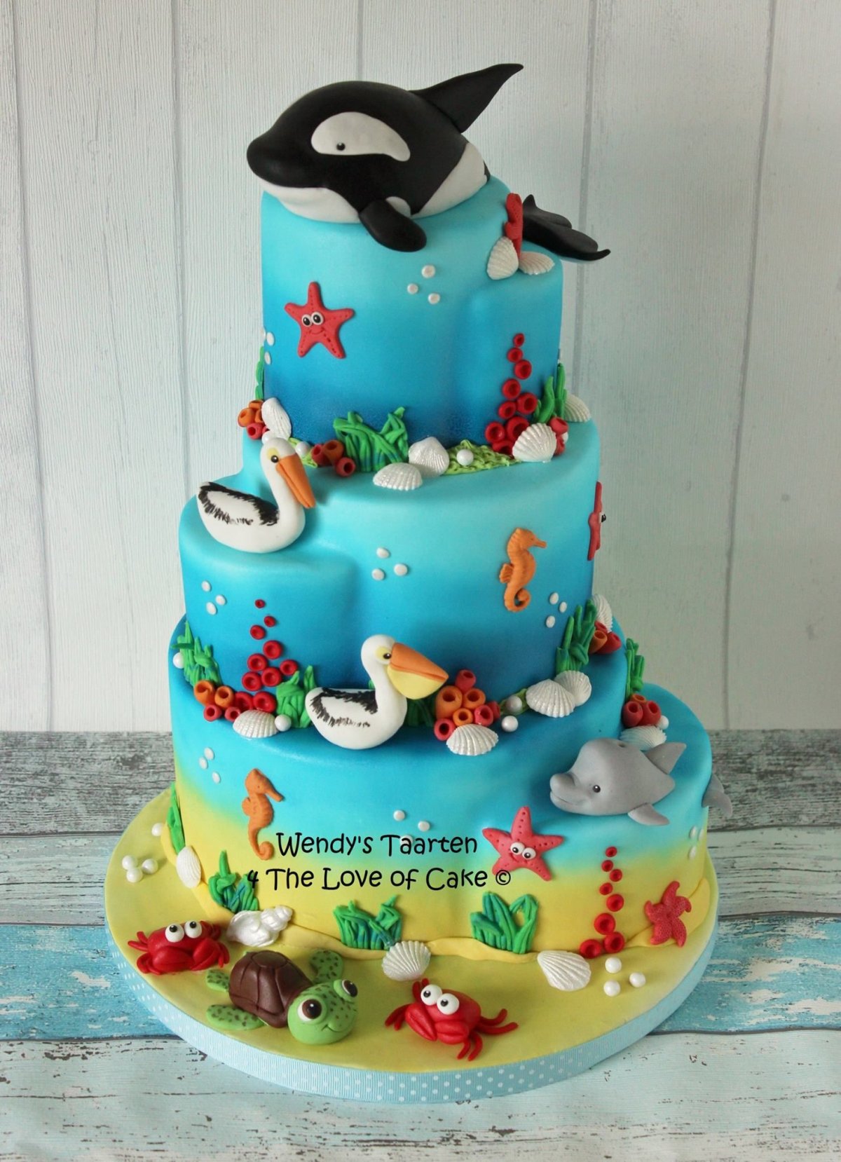 Fondant Cake кита