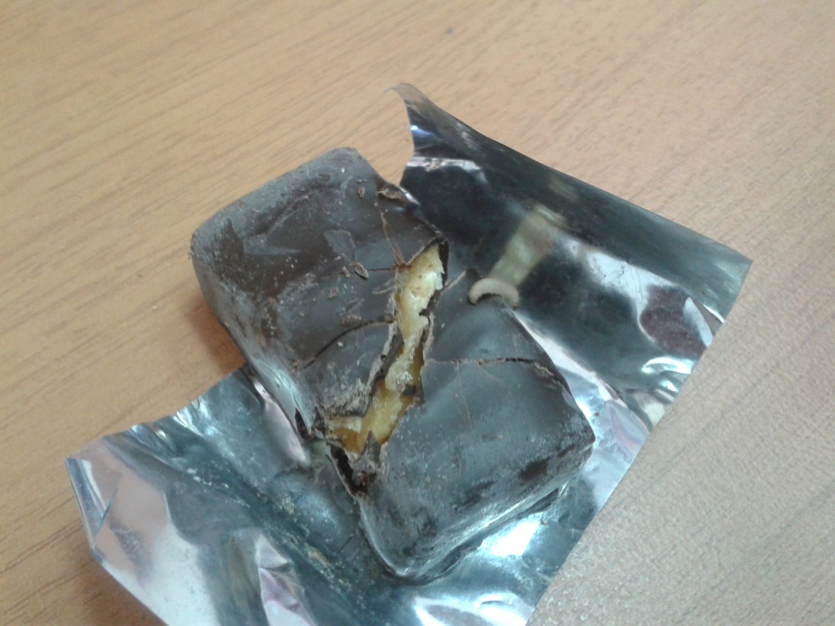 Сахарное поседение шоколада