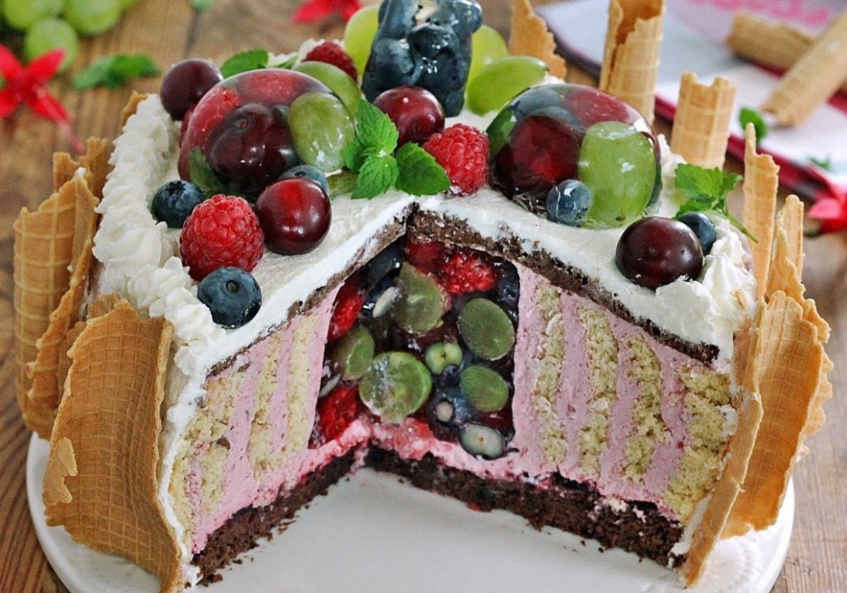 Tort bezatish мевали