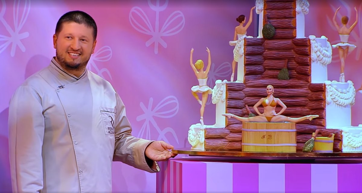 Ренат Агзамов шоу кондитер