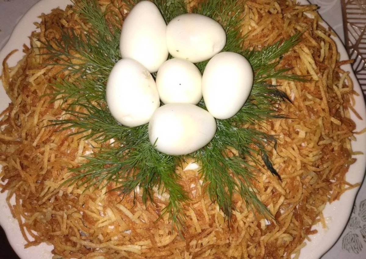 Салат гнездо глухаря