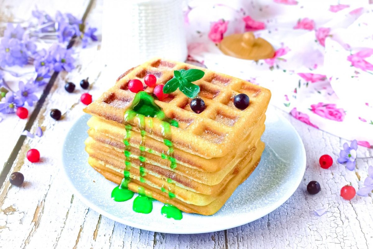 Карамельные вафли