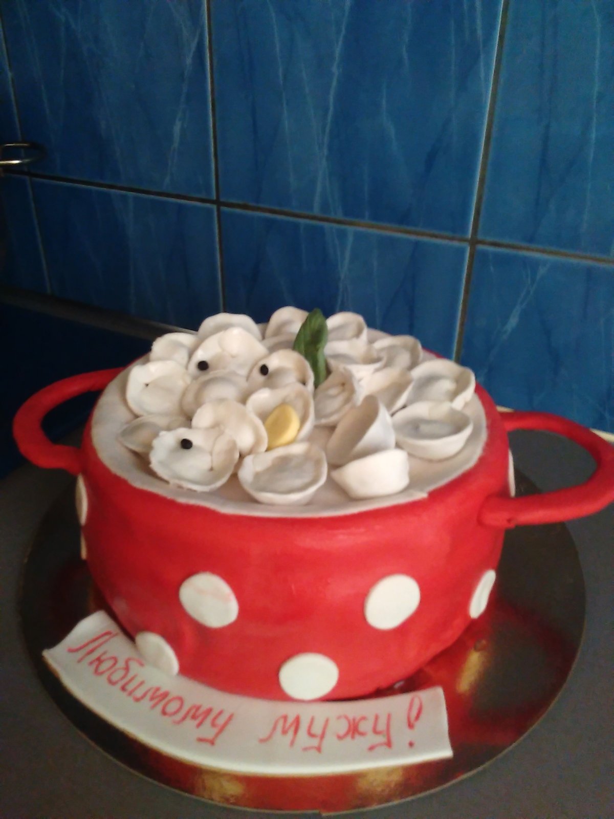 Пельмени в форме сердца