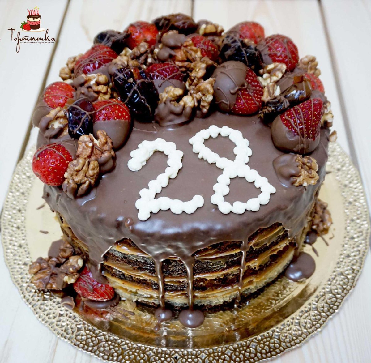 Торт 28 лет