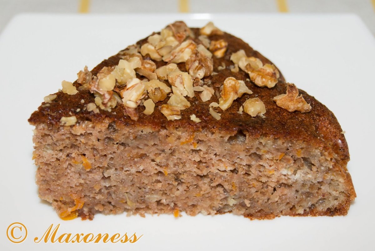 Торт пища богов с грецкими орехами