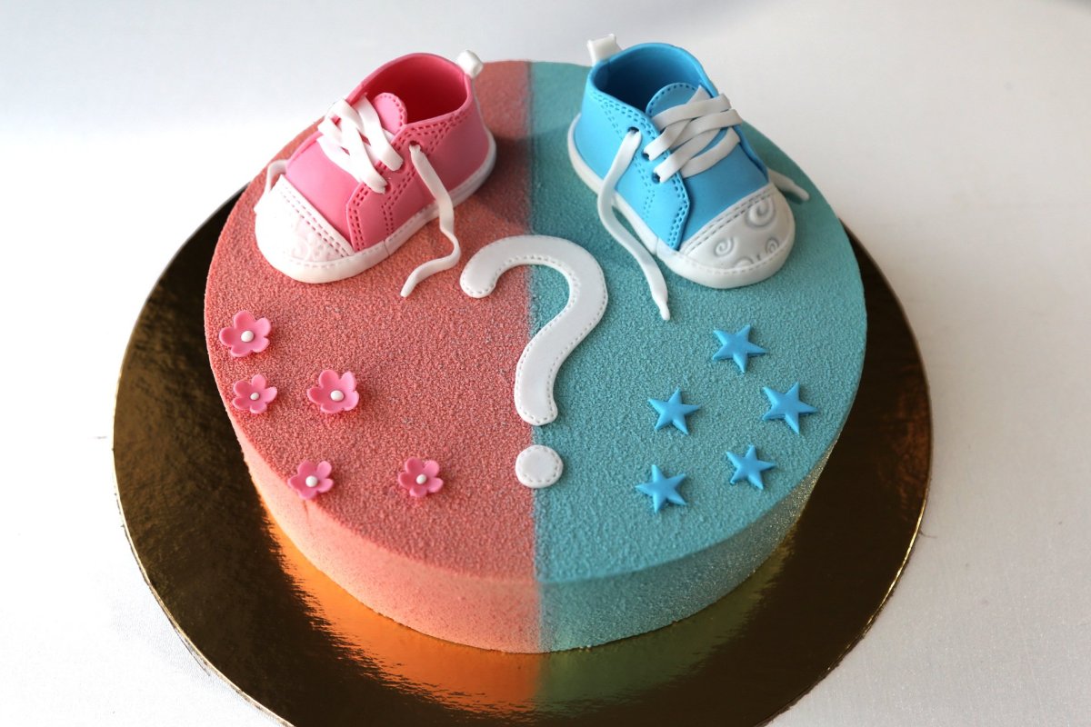 Gender Reveal Party торт