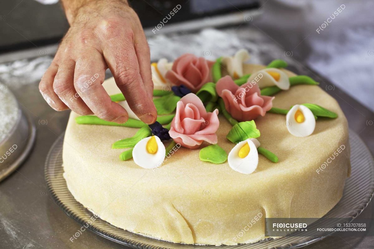 Марципановый торт