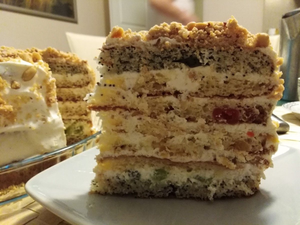 Маковый торт Королевский