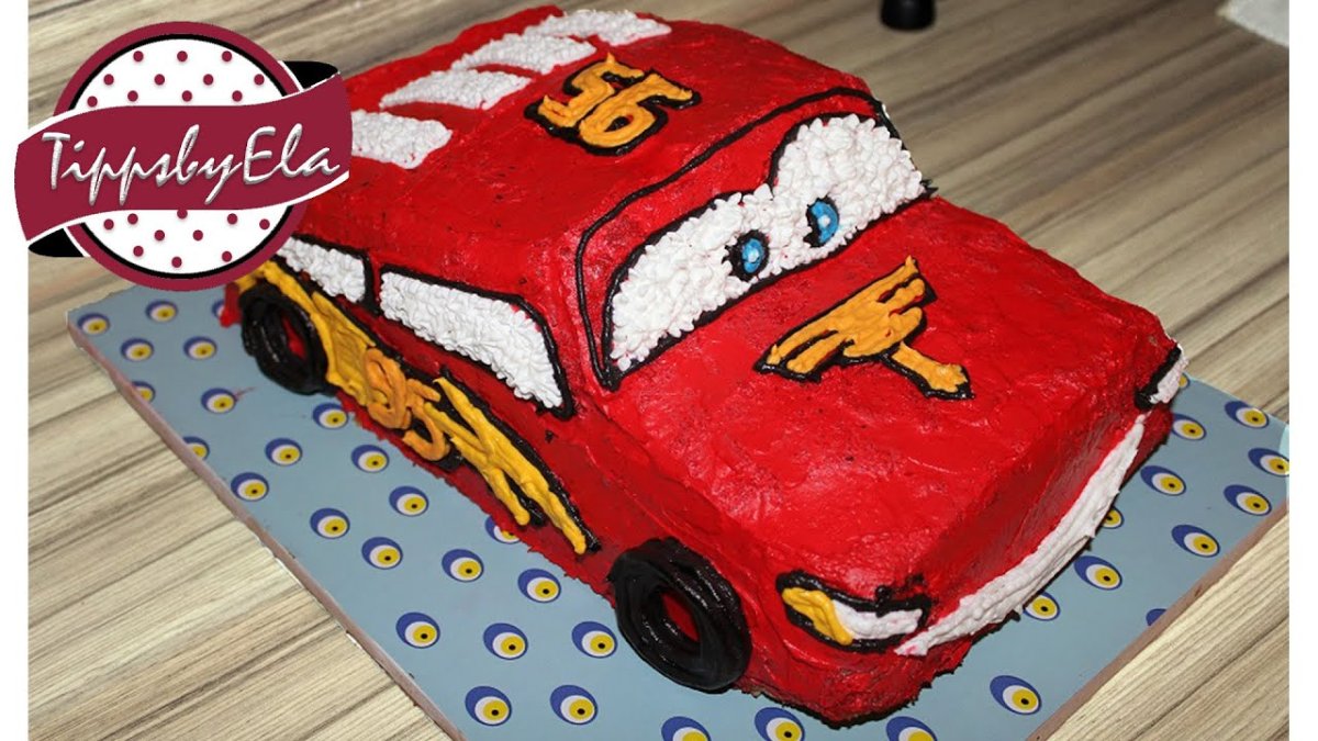 Торт Lightning MCQUEEN