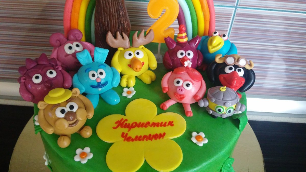 Детские торты с мастикой