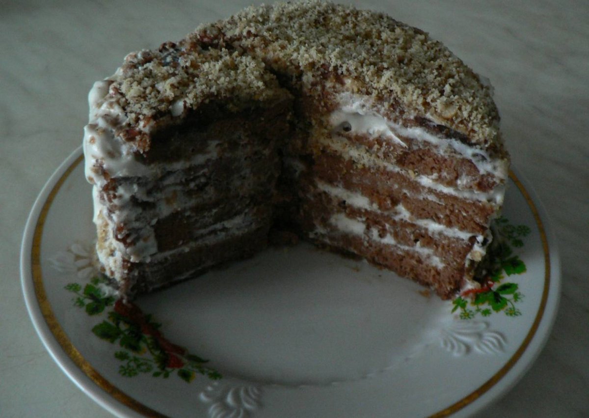 Вкусный тортик в микроволновке