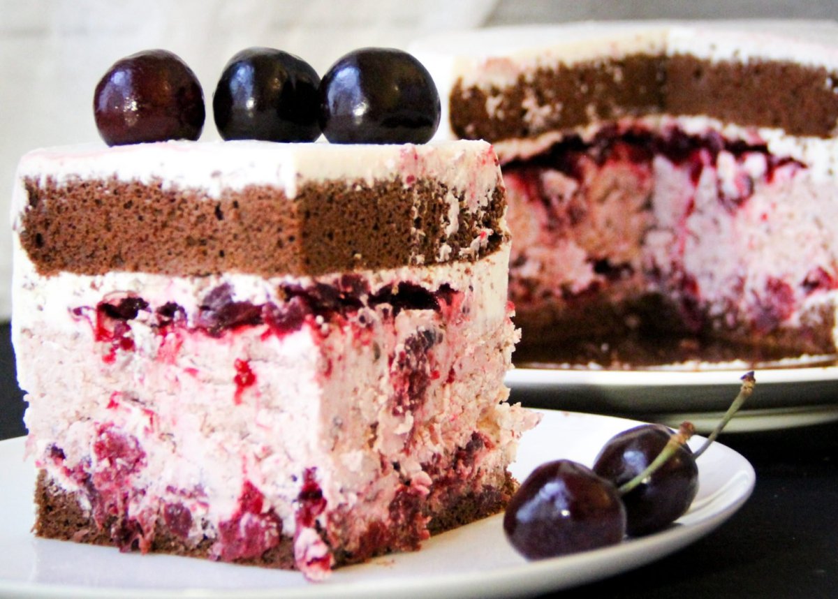 Торт "чёрный лес" (Black Forest Cake)