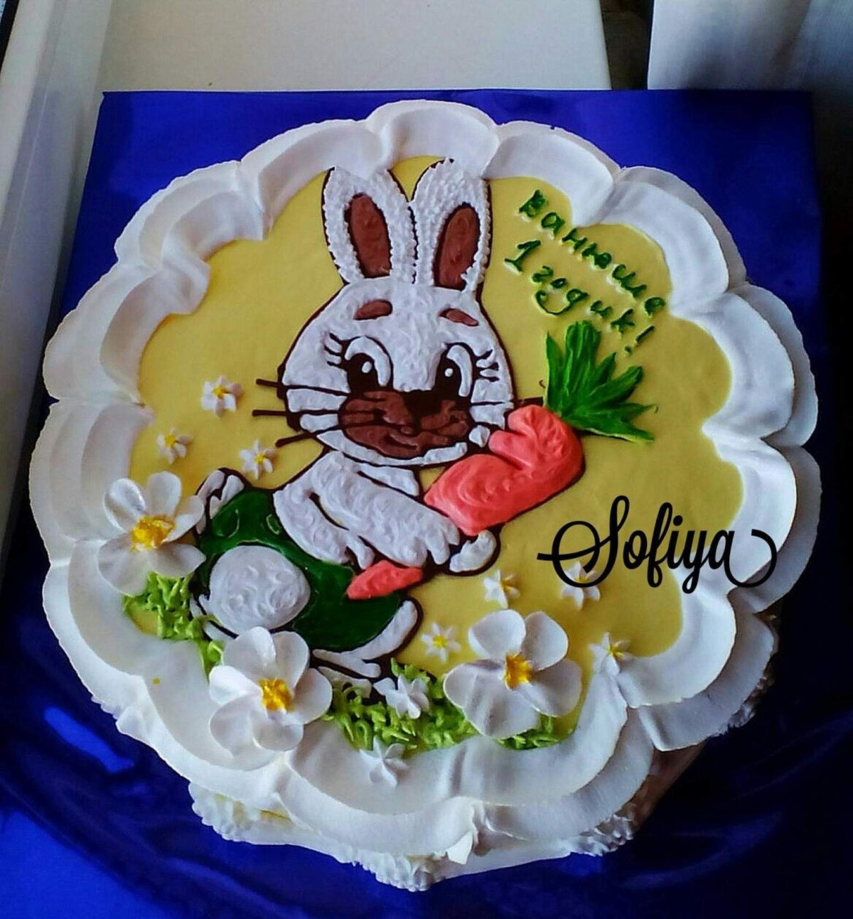 Имбирный пряник зайчик