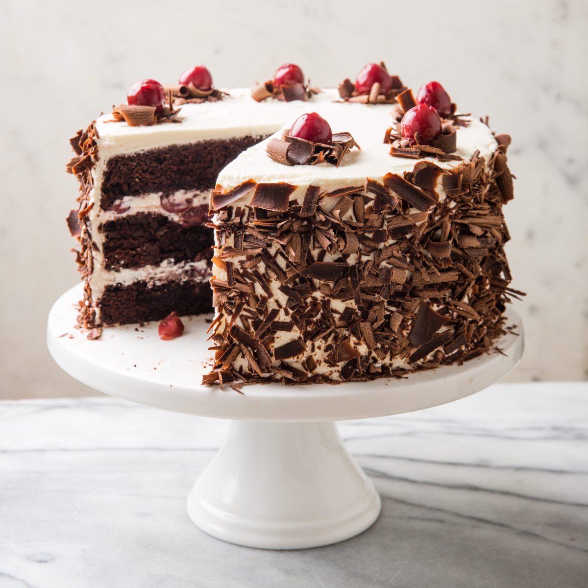 Торт "чёрный лес" (Black Forest Cake)