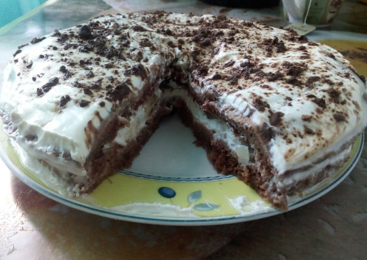 Вкусный тортик в микроволновке