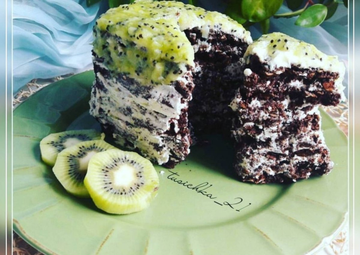 Лёгкий торт в микроволновке