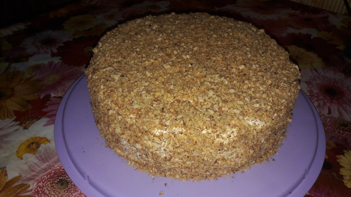 Торт сметанник Фокина