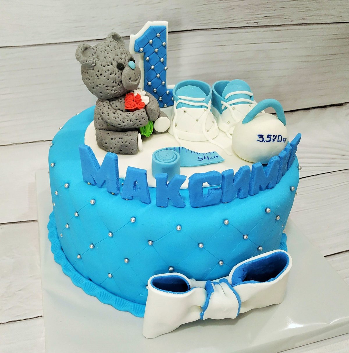 Торт с короной для мальчика