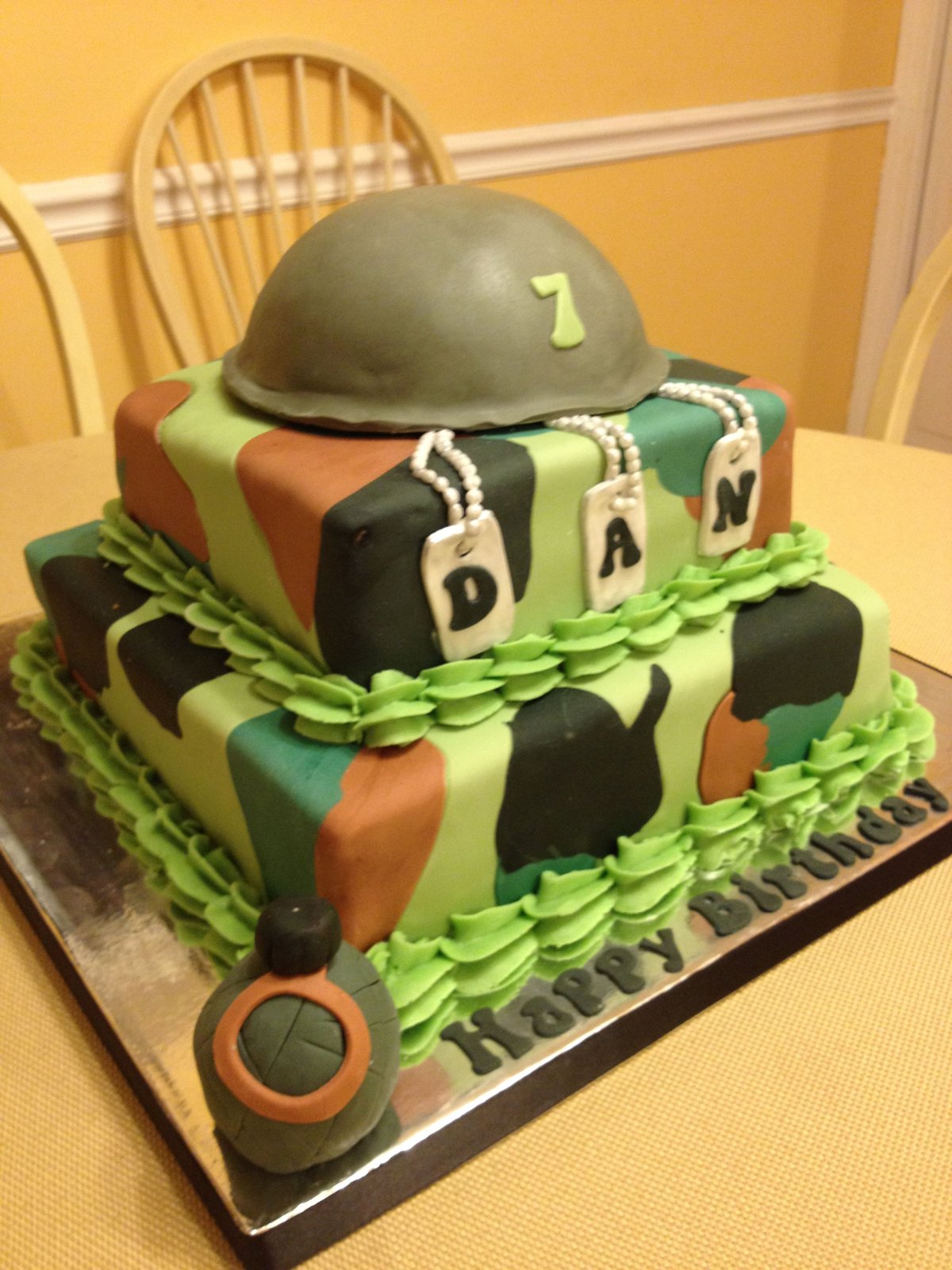 Торт на военную тематику для мальчика 7 лет