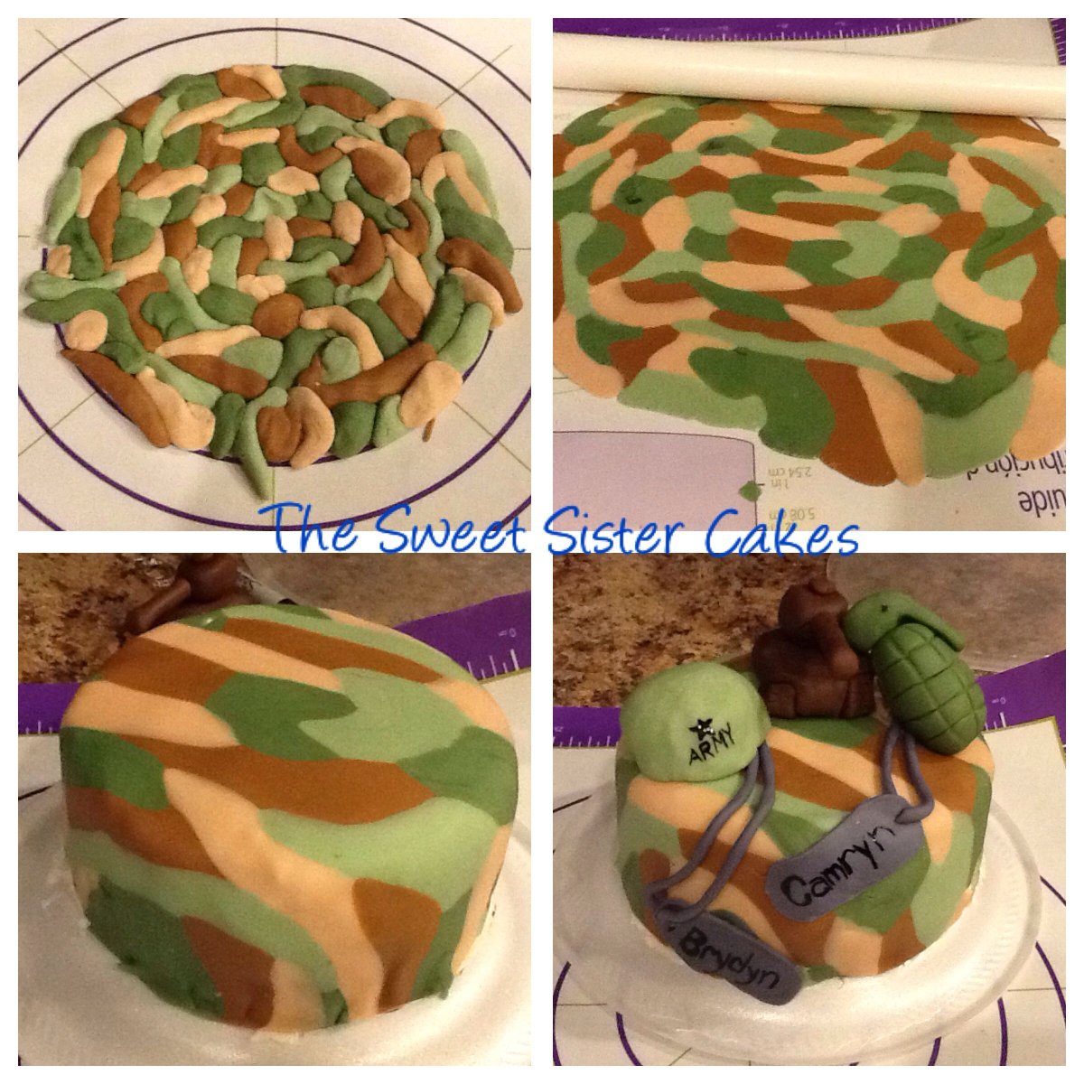 Камуфляж из мастики