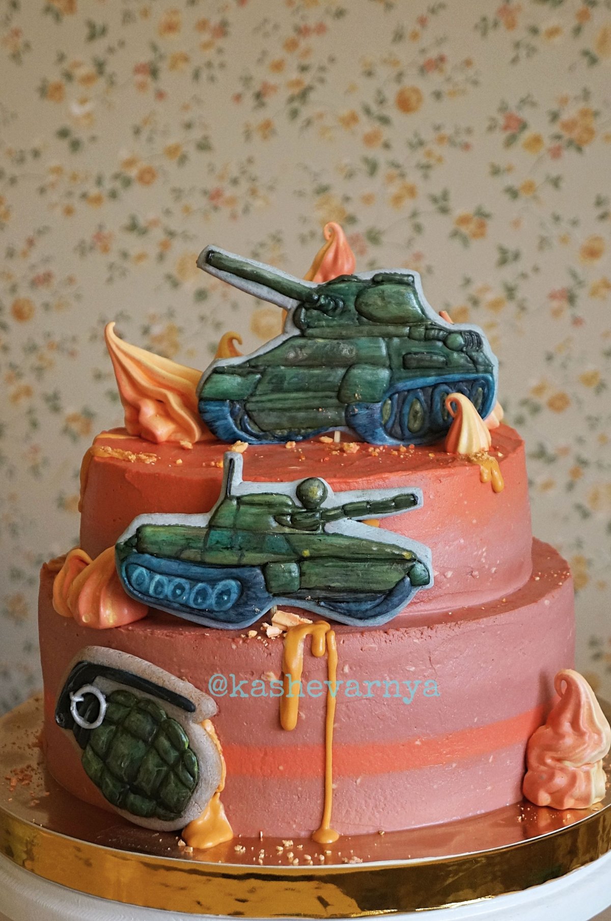 Военный торт для ребенка