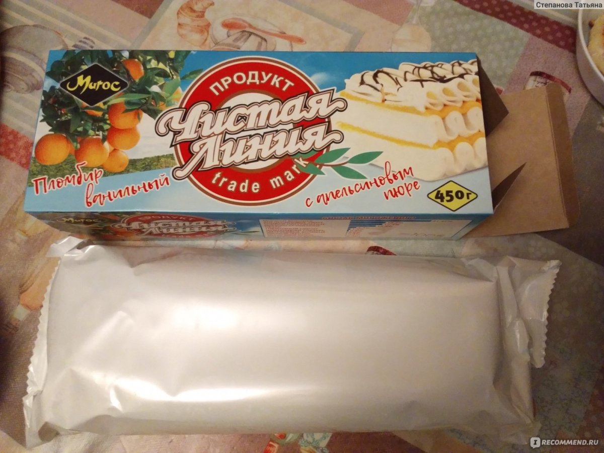 Торт мороженое чистая линия