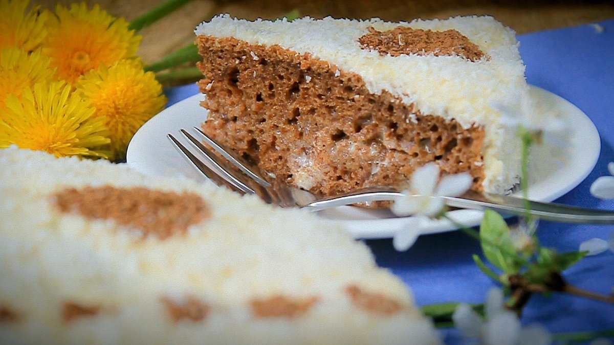 Торт с кремом из маскарпоне