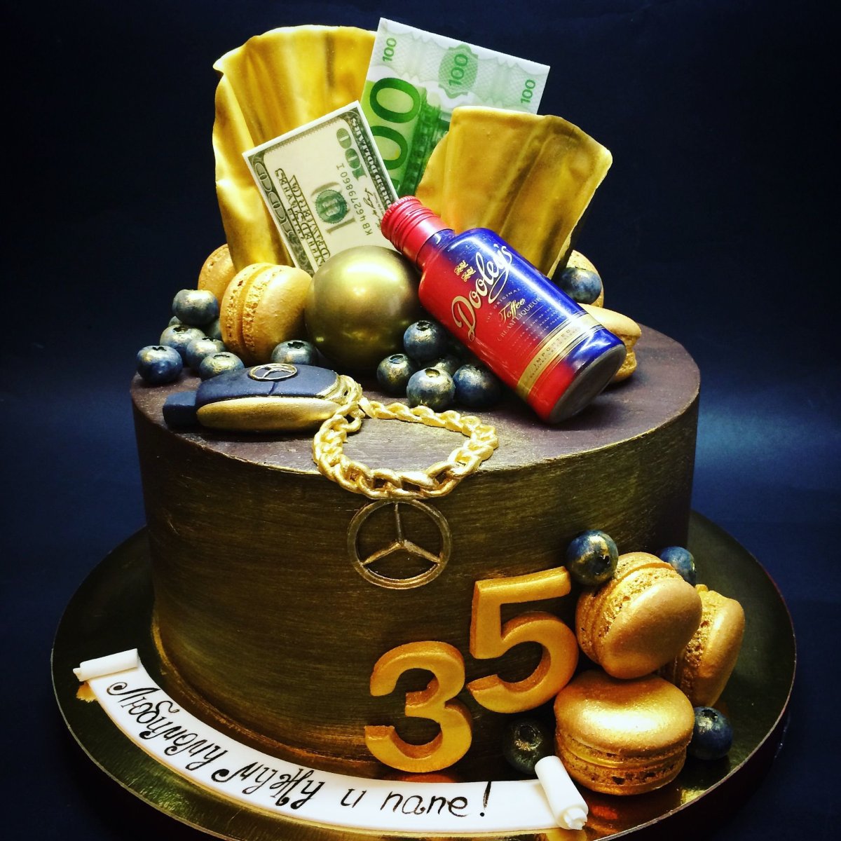 Торт на 50 лет мужчине