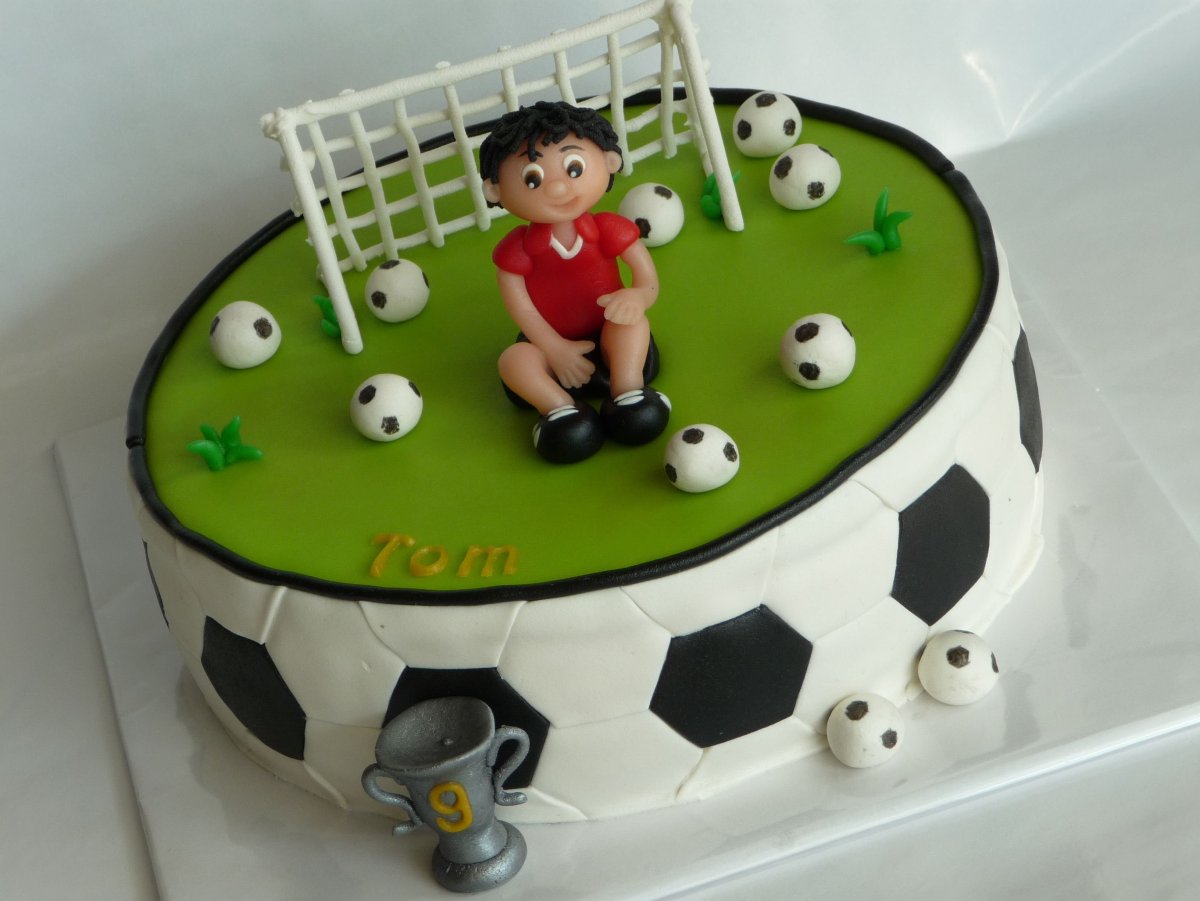Торт для футбольного вратаря