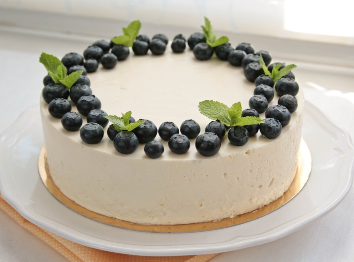 Raw Vegan черничный чизкейк