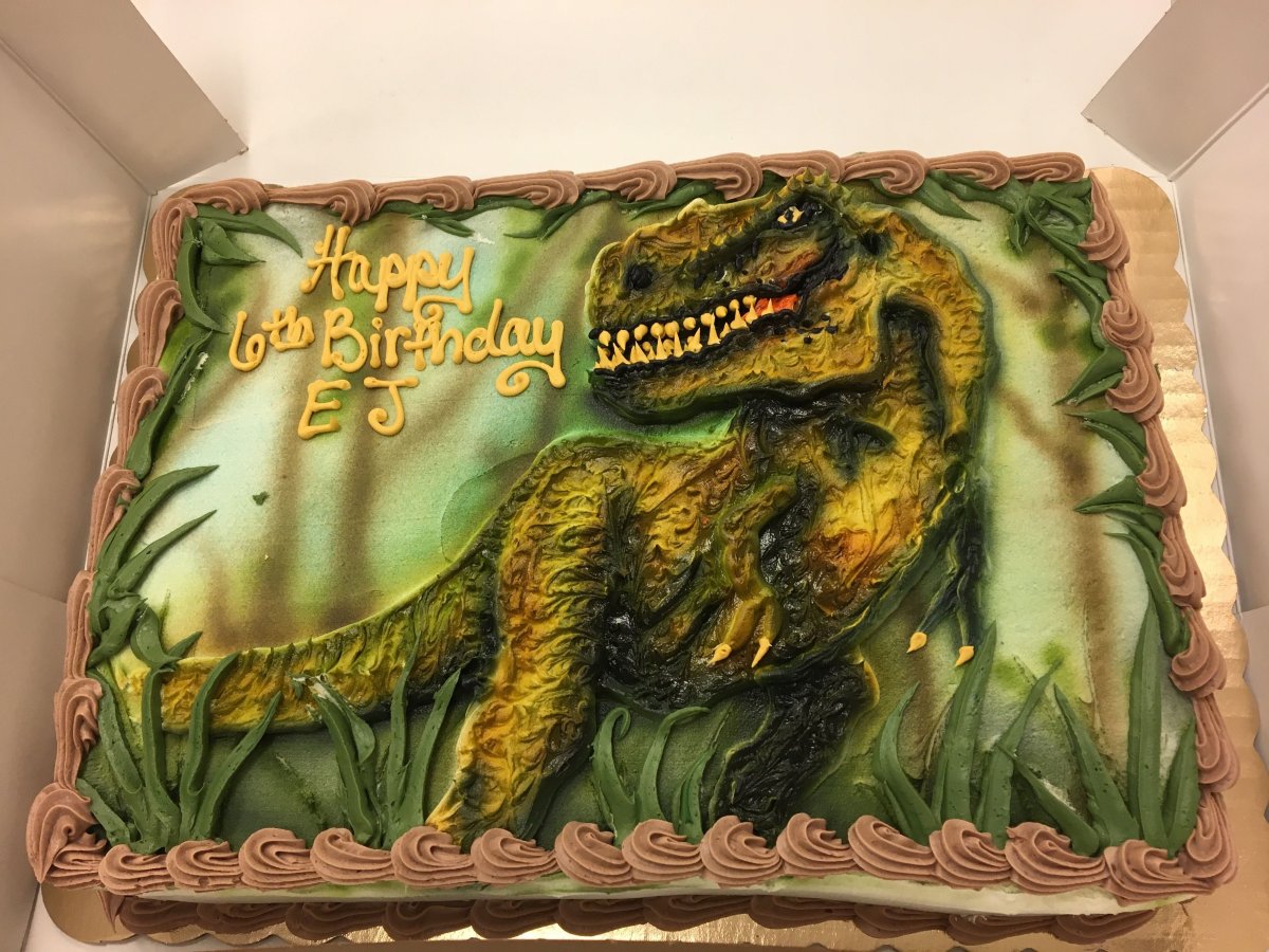 Торт лего динозавры