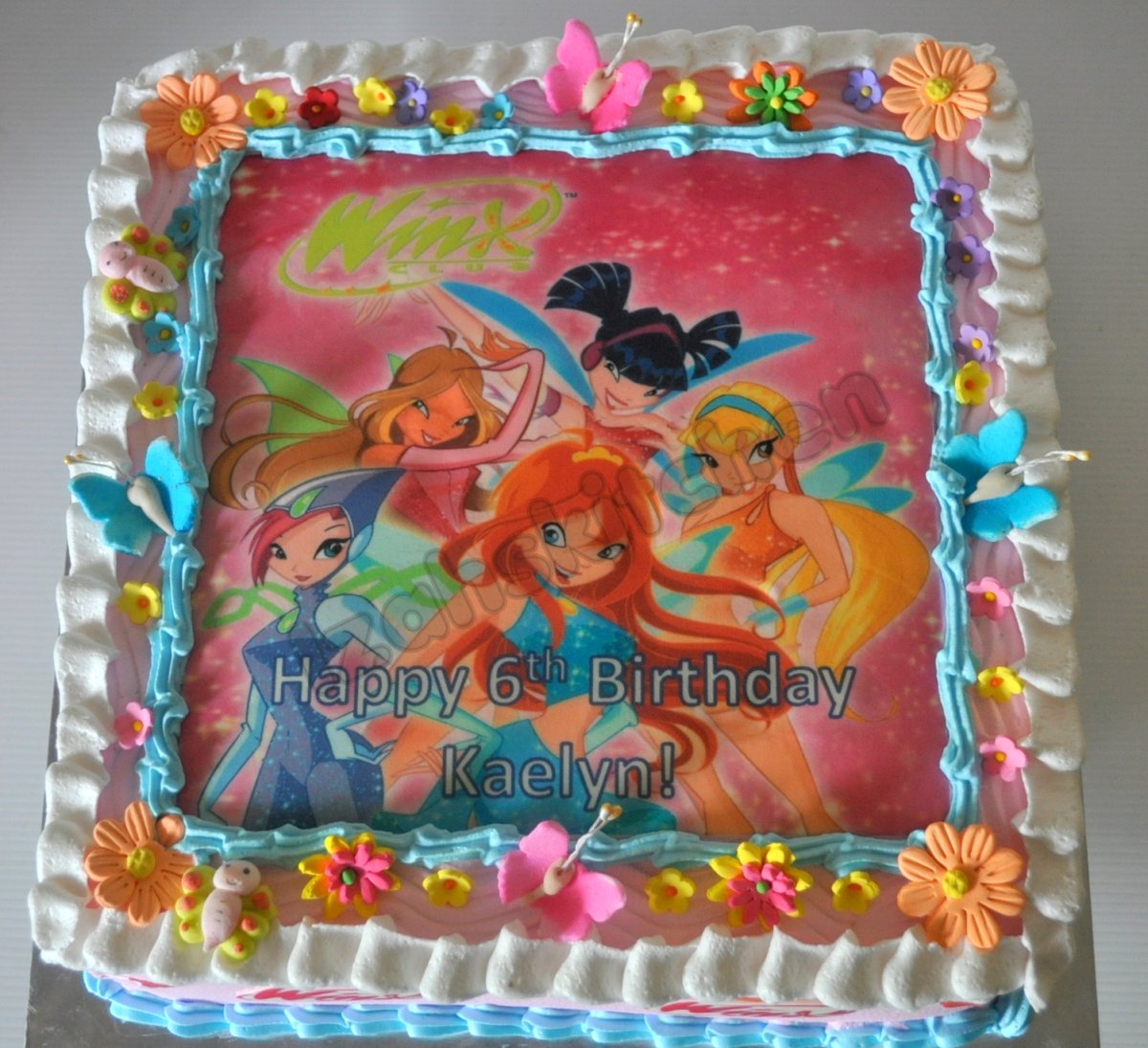 Торт Winx Flora