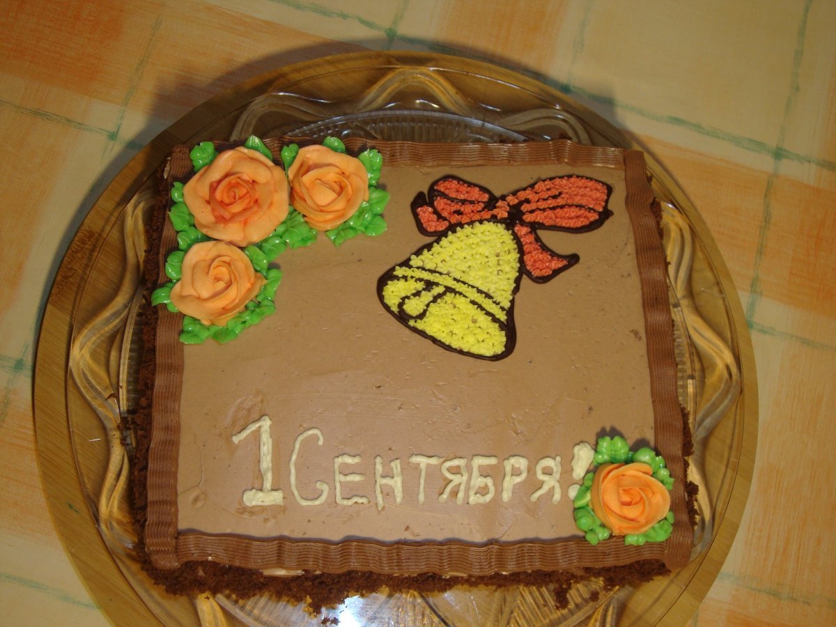 Торт на 1 сентября