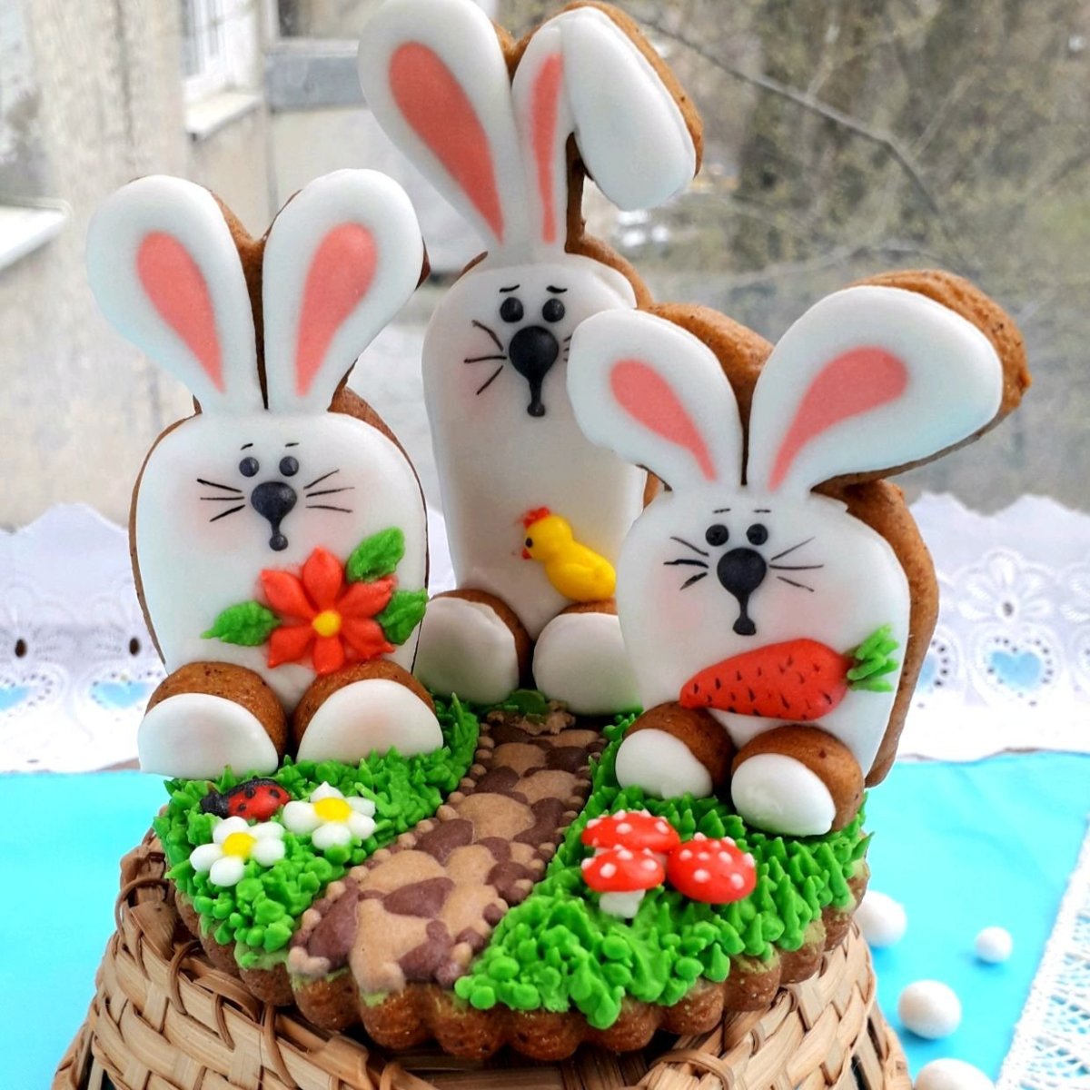 Тортик с зайчиком