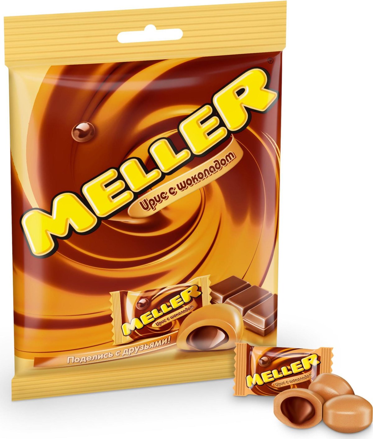 Ирис Meller с шоколадом 100 г